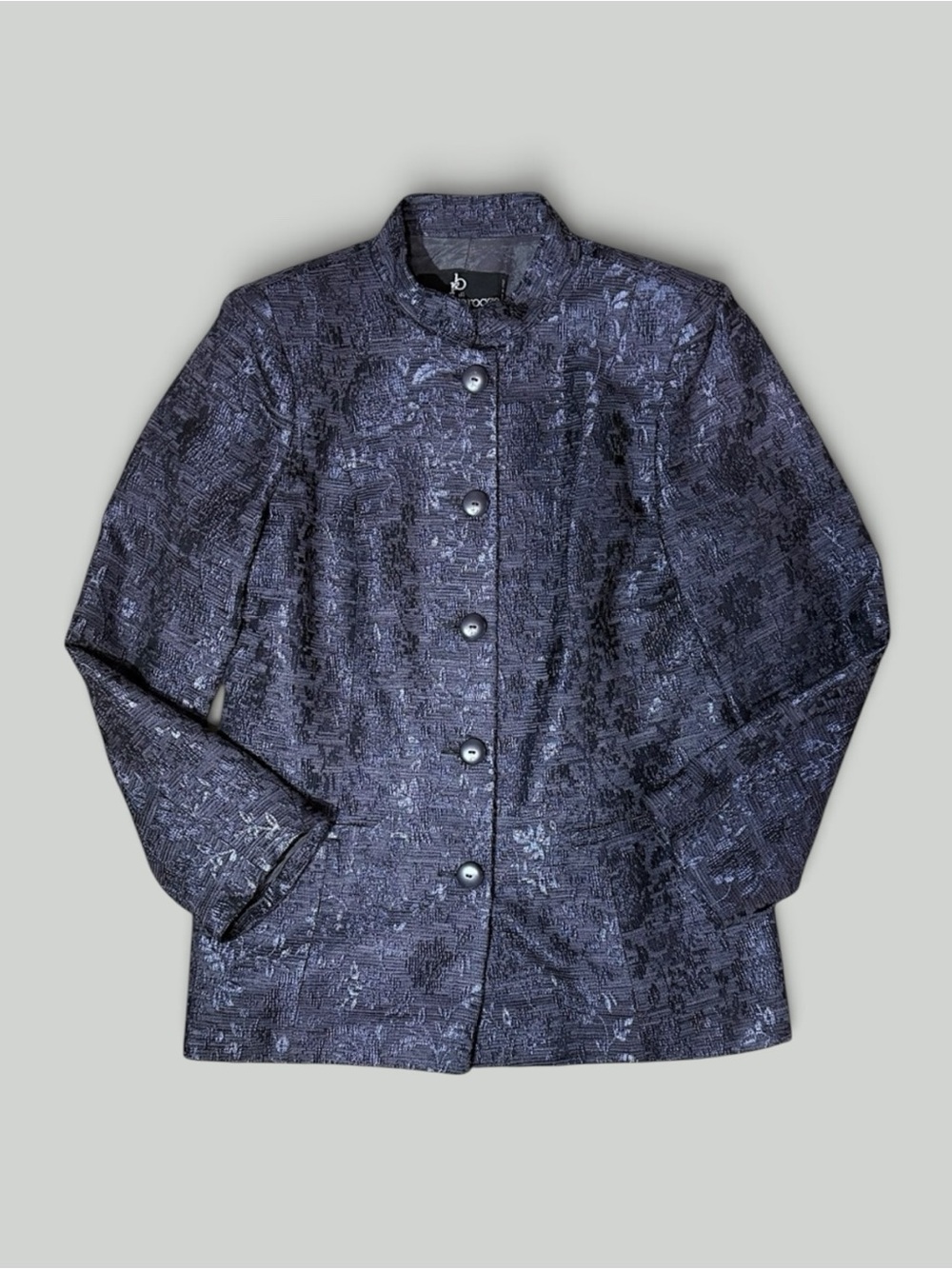 Rocco Barocco Vintage Blazer Jacket Embossed Jacquard Size XXL 2XL